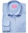 BK589 2359 Brook Taverner Ladies Albany Long Sleeve Classic Oxford Shirt sky blue colour image